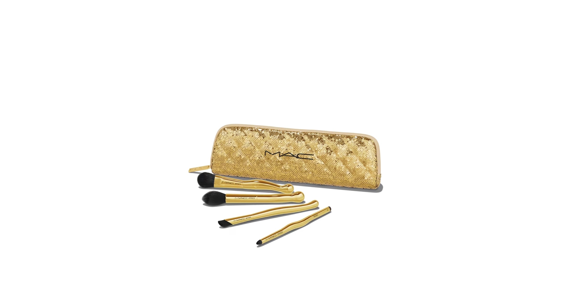 MAC ミニブラシ 5本セット Amazon.com: MAC Golden Touch Mini Brush Kit, 5 Piece Set